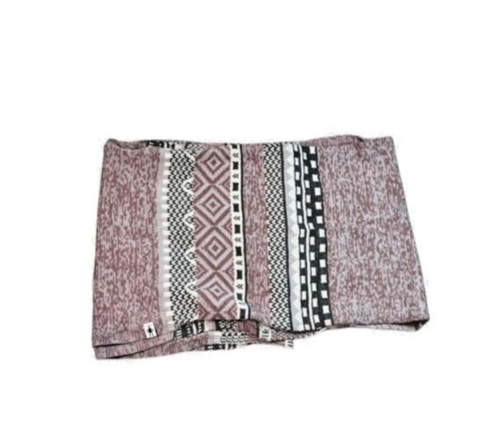 Smartwool Scarf Womens One Size Infinity Loop Aztec Design Wool Blend Outdoors